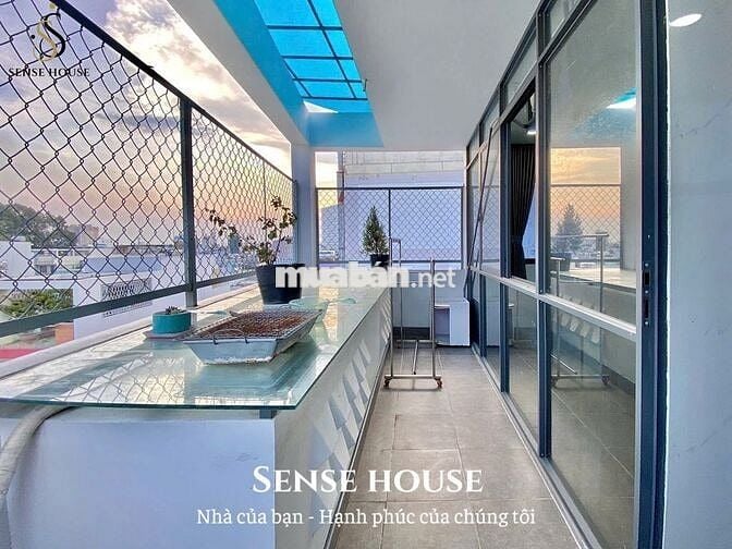 1 PHÒNG NGỦ TÁCH BẾP BANCOL LỚN_FULL NỘI THẤT VIEW KÍNH TRUNG TÂM TP