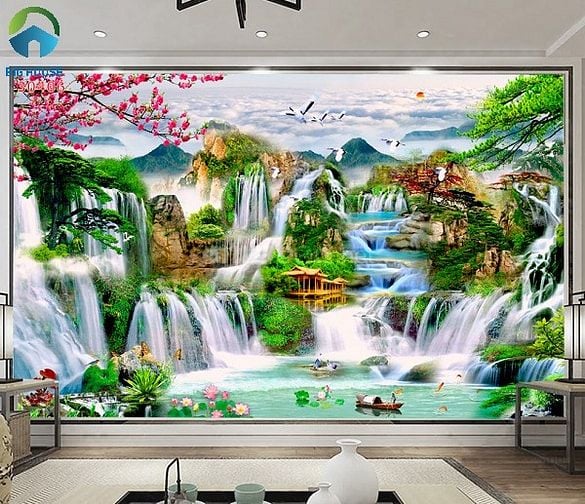 Tranh gạch 3d phong cảnh phong thủy - XXC64