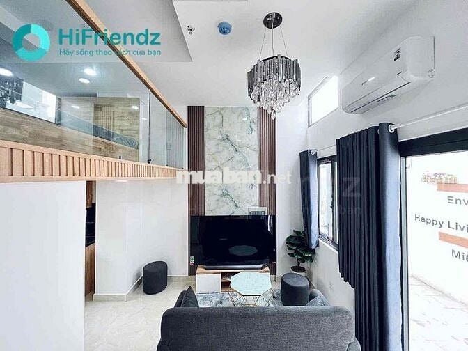 DUPLEX BAN CÔNG - GÁC CAO 2M - ĐẦY ĐỦ NỘI THẤT CAO CẤP - RỘNG THOÁNG