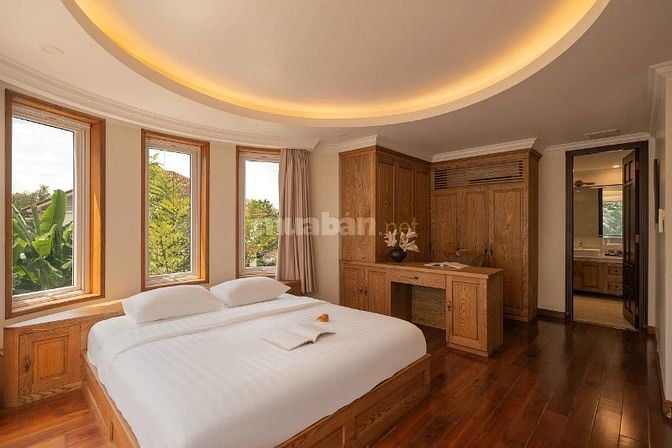 CHO THUÊ VILLA VIEW SÔNG SIÊU ĐẸP 7 PN, SÂN VƯỜN HỒ BƠI, KARAOKE QUẬN 