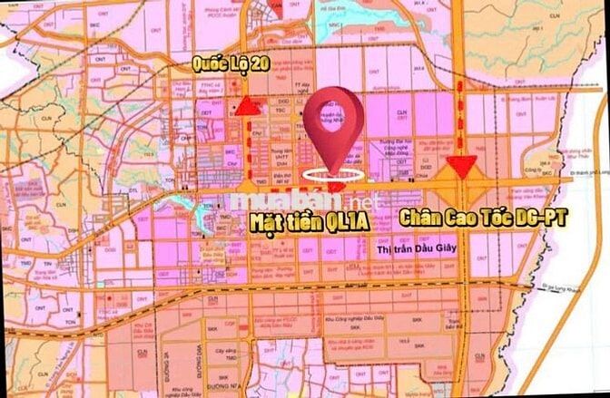 Đất nền Ngã tư Dầu Giây gần SBay Long Thành 18tr/m2 sổ hồng sẵn sàng