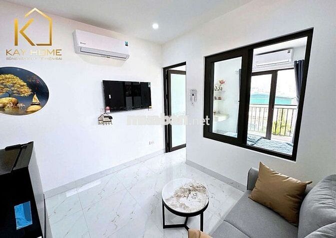 Siêu phẩm CCMN 1n1k 35m2 Xịn sò. Full đồ, ban công thoáng tại Cự Lộc