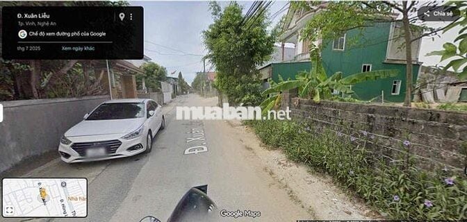 Đất biệt thự, mặt tiền đường Xuân Liễu,