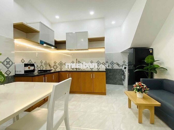 Căn hộ 1 phòng ngủ cho thuê – Gần sân bay, bệnh viện, chợ Full cao cấp