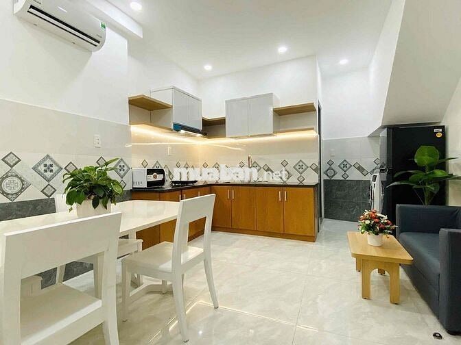 Căn hộ 1 phòng ngủ cho thuê – Gần sân bay, bệnh viện, chợ Full cao cấp