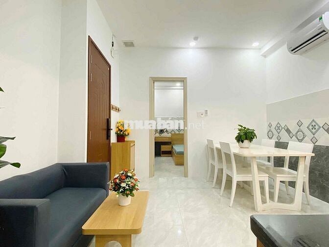 Căn hộ 1 phòng ngủ cho thuê – Gần sân bay, bệnh viện, chợ Full cao cấp