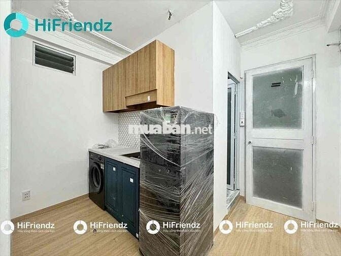 Căn Hộ 1PN Tách Bếp BanCol Máy Giặt Riêng Rộng 40m2 Ngay Chợ Bàn Cờ