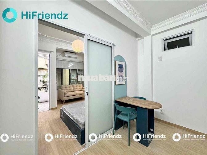 Căn Hộ 1PN Tách Bếp BanCol Máy Giặt Riêng Rộng 40m2 Ngay Chợ Bàn Cờ