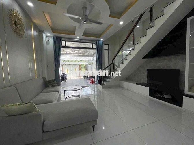 Nhà Phú Mỹ Gần KDC Hiệp Thành 3 , Mặt tiền DX Nhựa 1 trệt 1 lầu full n