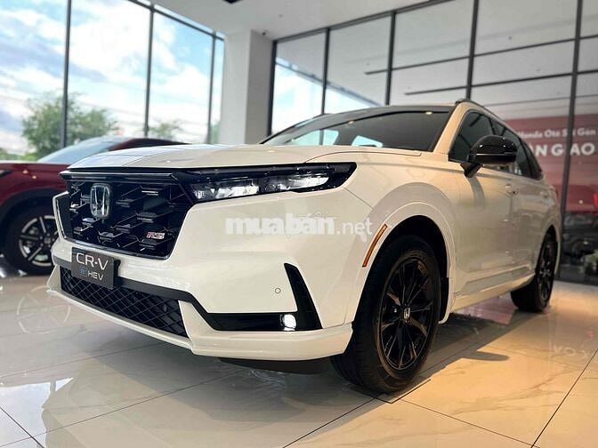 Honda CRV e:HEV RS, 1 xe Trắng cuối cùng, vay bao
