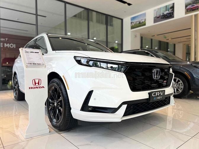 Honda CRV e:HEV RS, 1 xe Trắng cuối cùng, vay bao