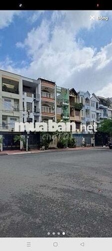 Nhà 4 tầng mặt tiền đường số 5 kdc cao lỗ p4 q8 DT 4 x 15m 3 lầu