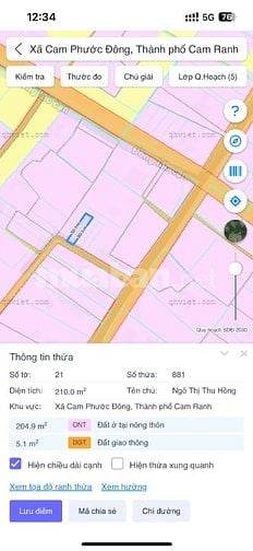 Bán Đất Tặng Nhà - Gần TTTP. Cam Ranh - Thoáng Mát, Yên Tĩnh - 500tr 