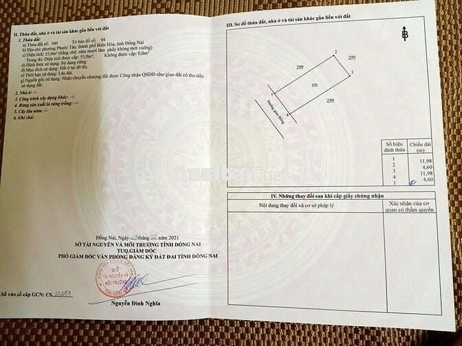 Đất sổ đỏ cạnh bệnh viện Phổi Đồng Nai