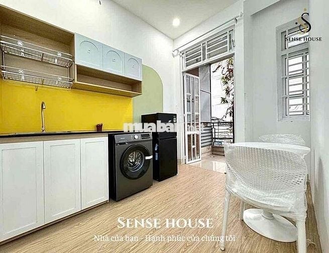 TRỐNG CHDV 1 PN - FULL NỘI THẤT - BAN CÔNG THOÁNG MÁT