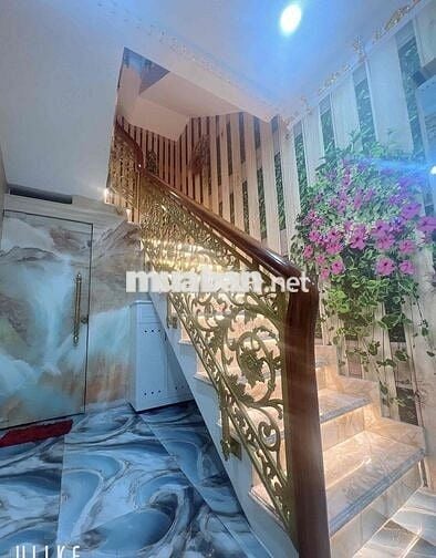 Nội Thất Hơn 3 Tỷ, Nhà 60M2, 5 Tầng Gara, 6.5 Tỷ, Ngay Ngã Tư Gò Mây,