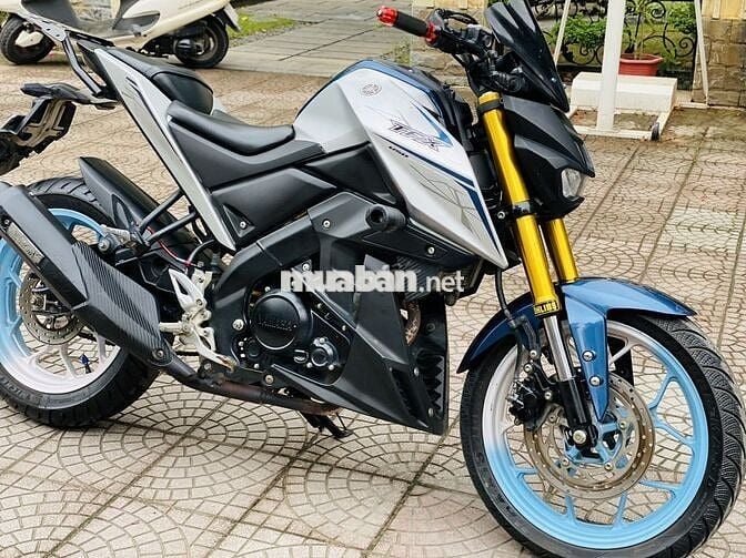 Xe máy Yamaha TFX màu Xanh, Trắng, Đen