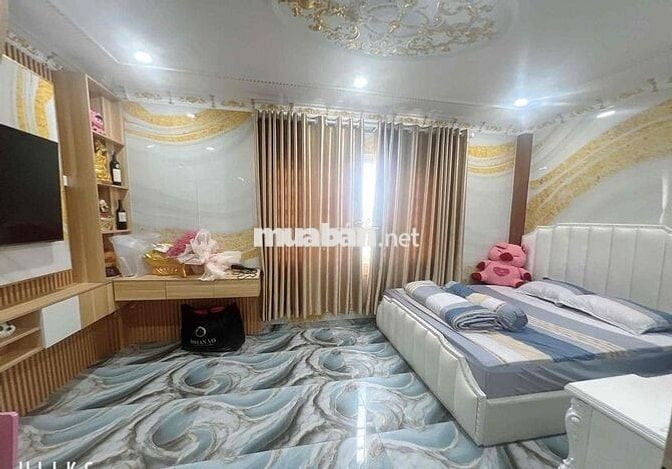 Nội Thất Hơn 3 Tỷ, Nhà 60M2, 5 Tầng Gara, 6.5 Tỷ, Ngay Ngã Tư Gò Mây,
