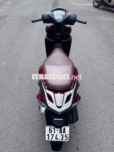 Xe máy Honda Vision Đỏ mận 2025 Smartkey