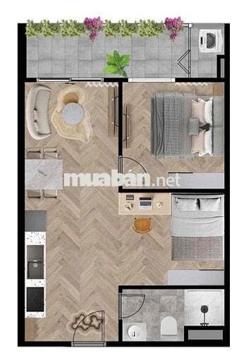 BÁN CĂN HỘ HOÀ XUÂN ĐÀ NẴNG 2PN GIÁ 2tỷ63 TẦNG CAO VIEW THÀNH PHỐ