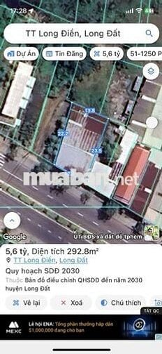 🌈Chủ gủi mặt tiền kinh doanh Dương Bạch Mai xã Long Điền TP. HCM