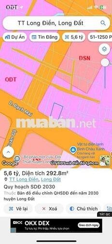 🌈Chủ gủi mặt tiền kinh doanh Dương Bạch Mai xã Long Điền TP. HCM