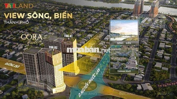 BÁN CĂN HỘ HOÀ XUÂN ĐÀ NẴNG 2PN GIÁ 2tỷ63 TẦNG CAO VIEW THÀNH PHỐ