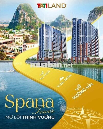 Bán căn hộ SPANA Hoà Xuân Đà Nẵng 2PN giá rẻ nhất view tầng cao đẹp