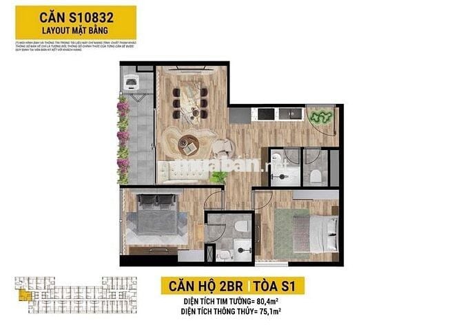 Bán căn hộ SPANA Hoà Xuân Đà Nẵng 2PN giá rẻ nhất view tầng cao đẹp