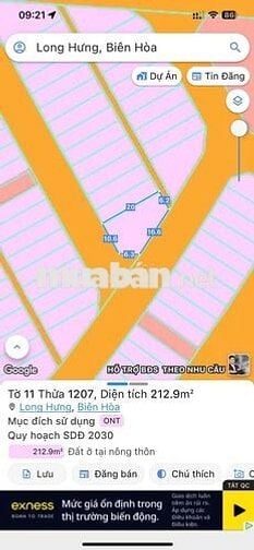 Cần bán lô góc khu đô thị Long Hưng ngang 17m, sổ đỏ sẵn