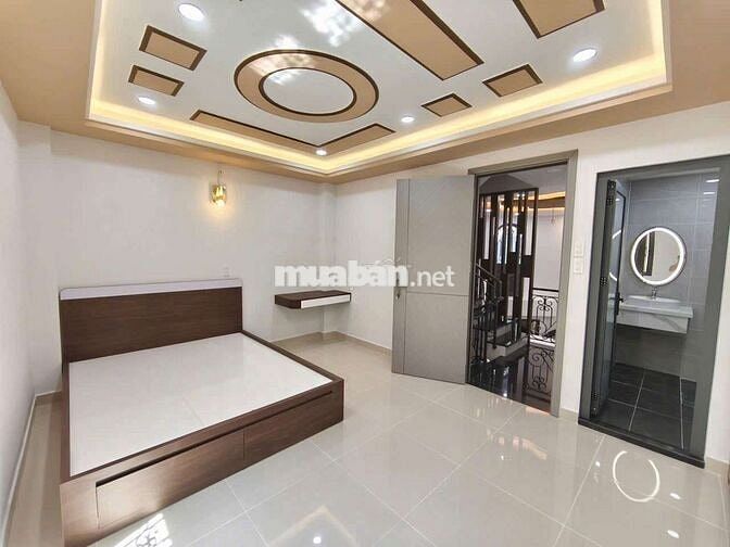 55m2 - Bán nhà xây mới 100% 5 Tầng hẻm ba gác đường Lê Văn Sỹ, Quận 3