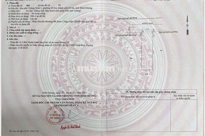 Nhà mặt tiền vừa ở vừa kinh doanh phường dĩ an,giá 3 tỷ 550 triệu