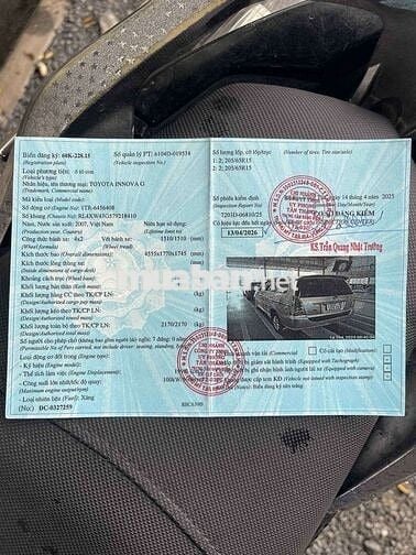 Bán hoặc đổi số tự động.innova 2007 G.chính chủ