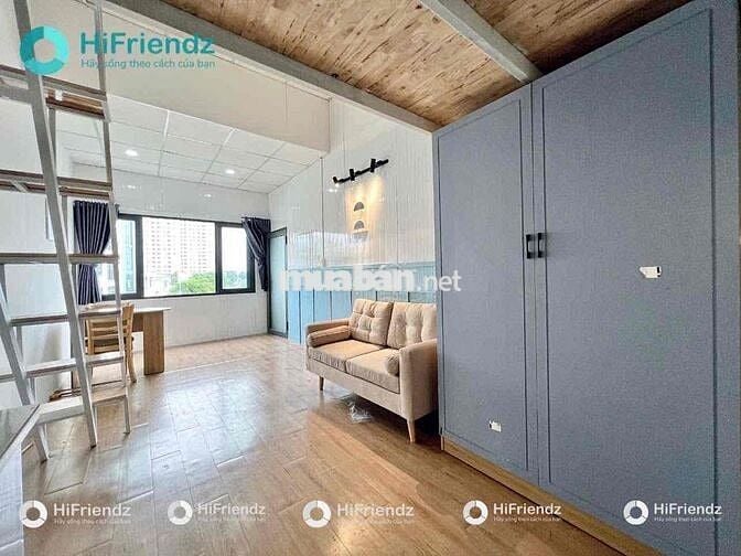 PHÒNG GÁC RỘNG CỬA SỔ TO GẦN Q1