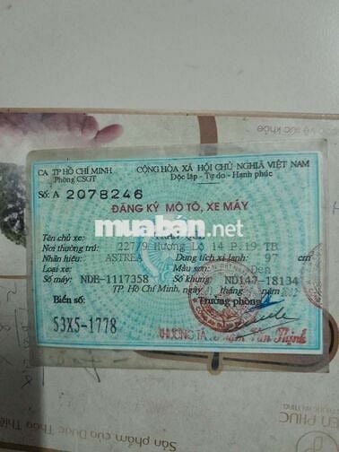 Xe máy Honda Astrea Grand 100cc đã sử dụng