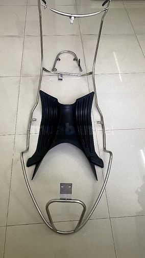 Bộ khung inox/thảm lót chân Vespa Sprint/Premivera