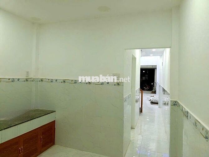 BÁN NHÀ MẶT TIỀN GÁC LỬNG 4 X 28M - ĐÔNG THẠNH HOC MÔN GẦN Q12