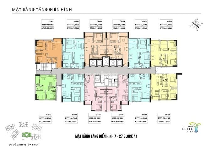 Mở bán tòa A1 tòa tháp trung tâm