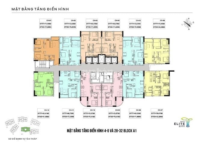 Mở bán tòa A1 tòa tháp trung tâm