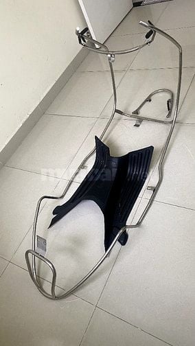 Bộ khung inox/thảm lót chân Vespa Sprint/Premivera