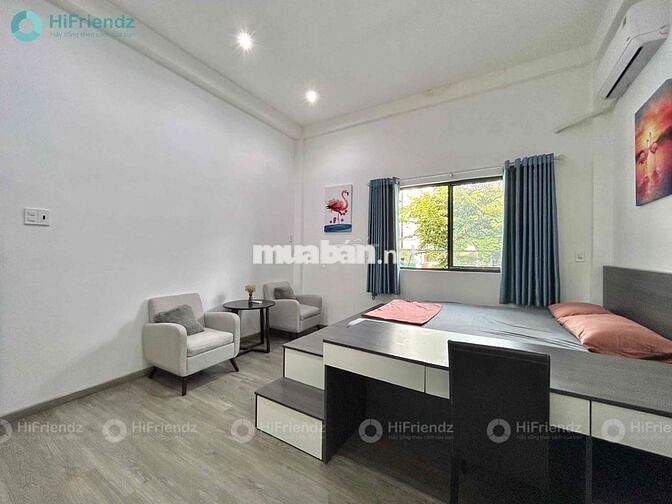STUDIO FULL NỘI THẤT SIÊU SANG NGAY SÂN BAY THUẬN TIỆN ĐI CÁC QUẬN