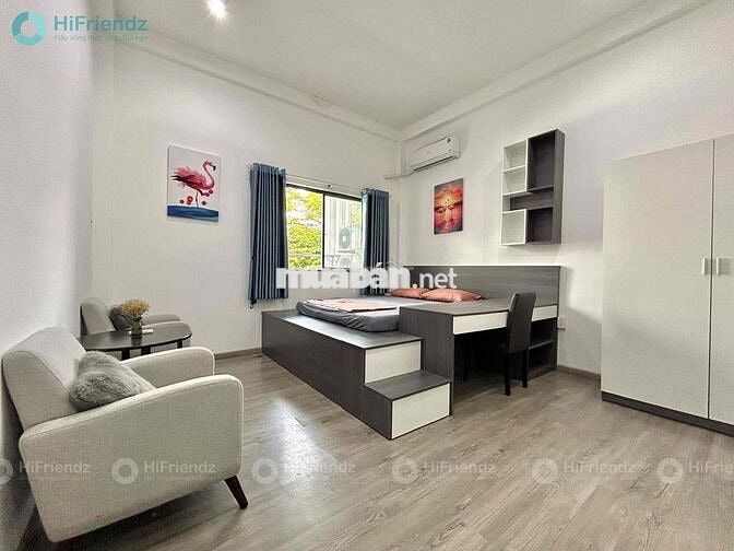STUDIO FULL NỘI THẤT SIÊU SANG NGAY SÂN BAY THUẬN TIỆN ĐI CÁC QUẬN