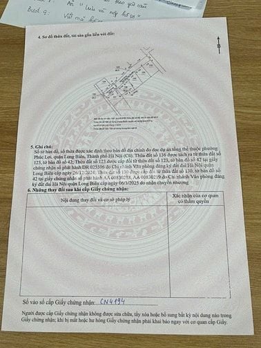 Cần bán nhiều bất động sản ở ngõ 195, phường Phúc Lợi , Long Biên,HN