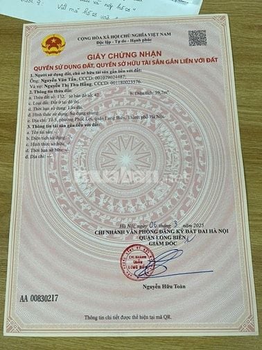 Cần bán nhiều bất động sản ở ngõ 195, phường Phúc Lợi , Long Biên,HN