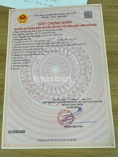 Cần bán nhiều bất động sản ở ngõ 195, phường Phúc Lợi , Long Biên,HN