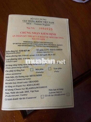 Mitsubishi Grandis 2005 2.4 AT - 98000 km