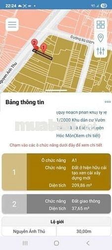 Bán nhà mặt tiền Nguyễn Ảnh Thủ kinh doanh sầm uất,Dt: 5,25 x 45