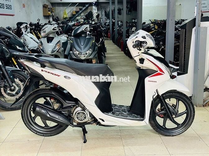 XE MÁY THỊNH PHÁT - HONDA VISION TRẮNG ĐỜI CHÓT