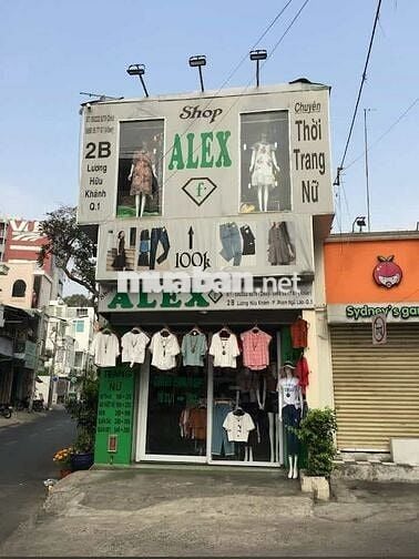 BÁN GẤP NHÀ GÓC MŨI TÀU 2 MẶT TIỀN - 4x10m - Phường PHẠM NGŨ LÃO Q.1