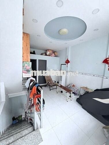 BÁN NHÀ NGAY LÔ TƯ GÒ XOÀI GẦN CHỢ  HẺM XE HƠI